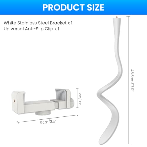 ZORBES® Flexible Baby Monitor Mount Compatible with Infant Optics Baby Monitor DXR-8 and DXR-8 Pro, Baby Camera Holder with Flexible Arm & Adjustable Clip ZORBES® Flexible Baby Monitor Mount Compatible with Infant Optics Baby Monitor DXR-8 and DXR-8 Pro, Baby Camera Holder with Flexible Arm & Adjustable Clip